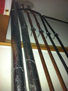 Die neuen Rohre in Keller und Wohnung - natürlich gut gedämmt